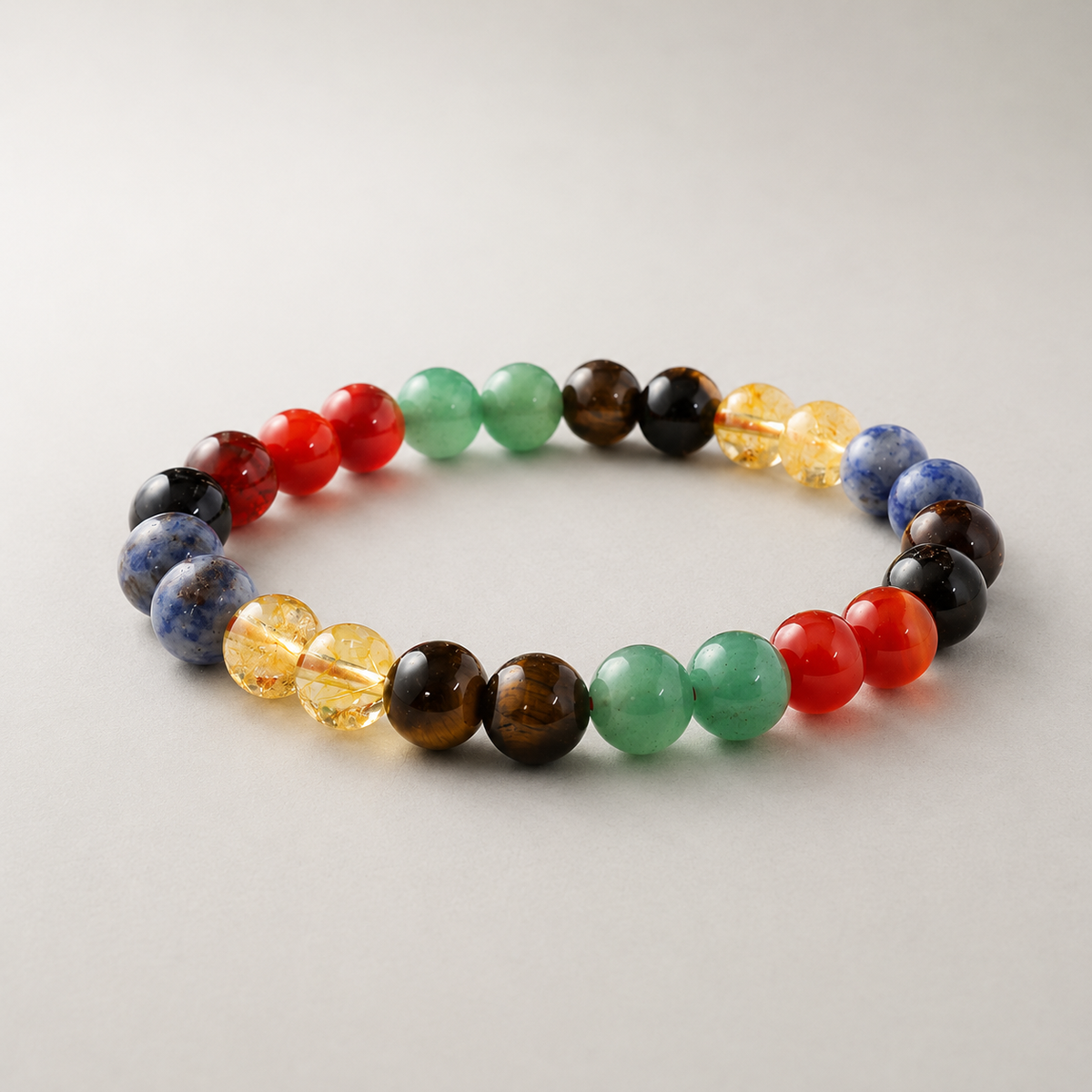 Job Success Energy Bracelet – Infographic with gemstone meanings