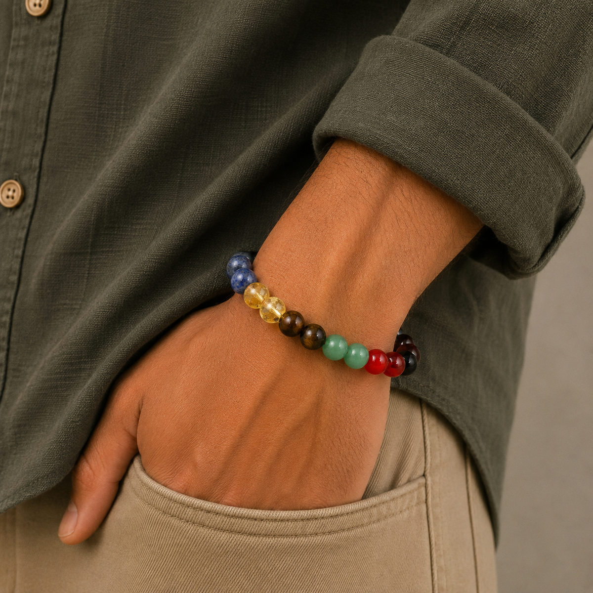 Job Success Energy Bracelet – Product shot on white background