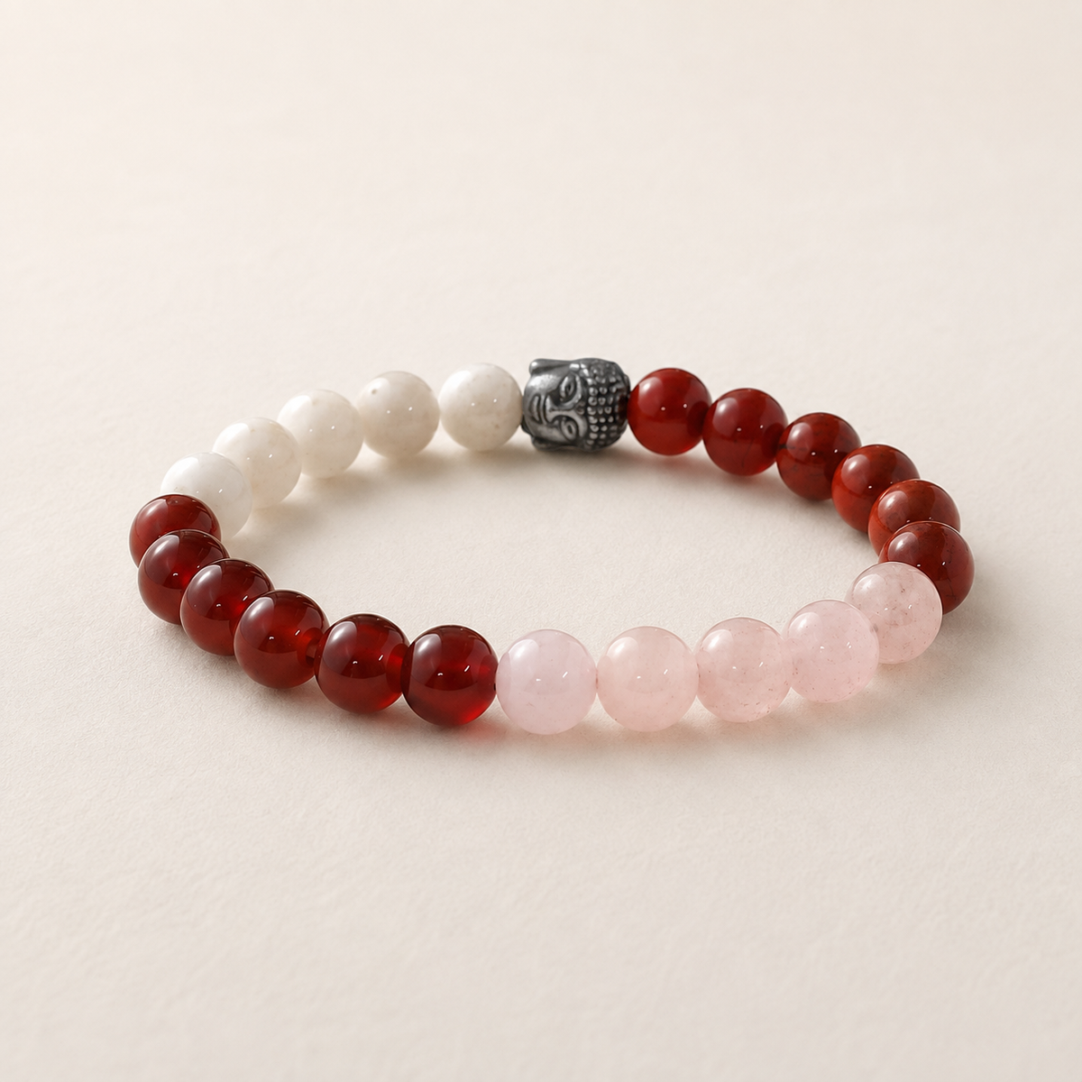 PCOD Balance Bracelet – Infographic with gemstone meanings and PCOD benefits