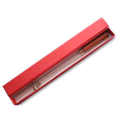 Dowsing Rod Bobber with Wooden Handle – Lifestyle in-use shot