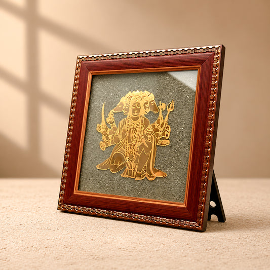 Pyrite Panchmukhi Hanuman Frame