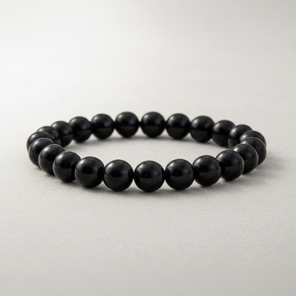 Natural Black Tourmaline Bracelet for Protection